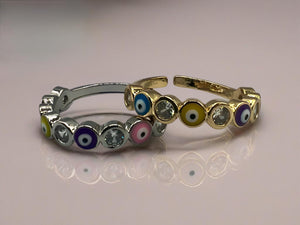 Multicolour Ring - 2 Colours