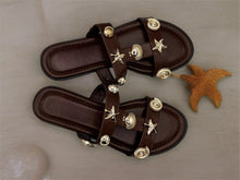 Load image into Gallery viewer, Bali Sandals - Chocolate Brown
