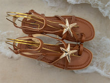 Load image into Gallery viewer, Starfish Sandals - Tan
