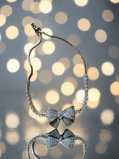 Load image into Gallery viewer, Bow Slider Bracelet
