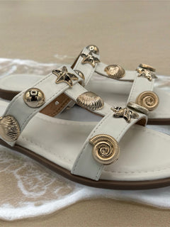 Load image into Gallery viewer, Bali Sandals - White
