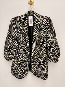 Zebra blazer - 7 sizes