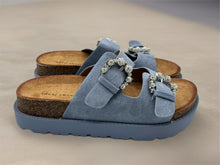 Load image into Gallery viewer, Riley flatforms - blue
