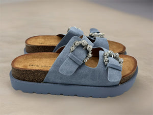 Riley flatforms - blue