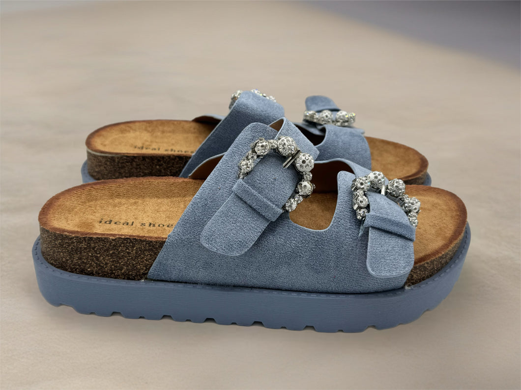 Riley flatforms - blue