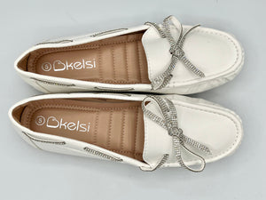 Libby loafers - white