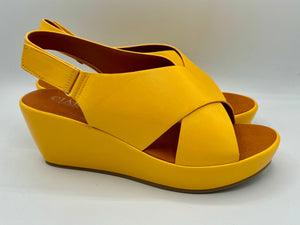 Clara wedges - yellow