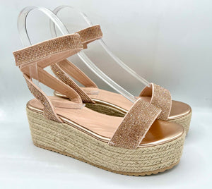 Tiffany Wedges - Rose Gold