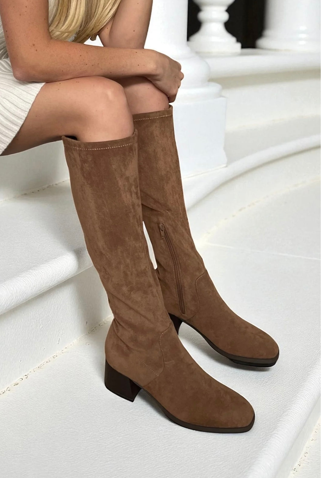 Maddie boots - tan