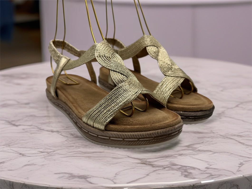 Charlotte sandals - gold