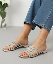 Load image into Gallery viewer, Sasha Sandals - Silver
