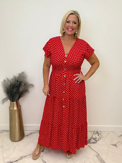 Load image into Gallery viewer, Dotty dress
