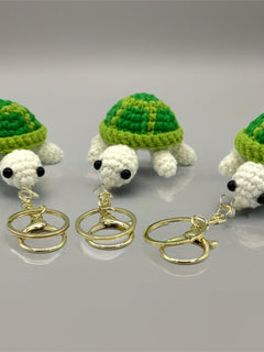 Load image into Gallery viewer, Tortoise Keyring - Green
