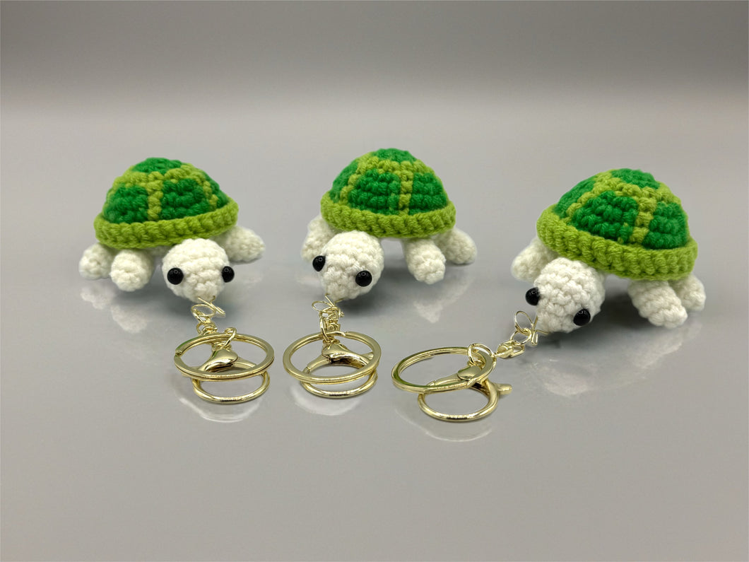 Tortoise Keyring - Green
