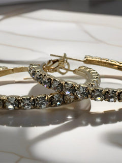 Load image into Gallery viewer, Jodie Hoop Earrings - 3cm diameter
