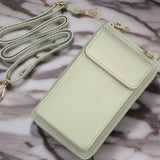 Phone Bag - Sage - Gold Metalwork
