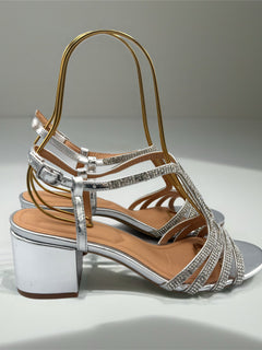Load image into Gallery viewer, Imogen heels - Silver
