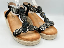 Load image into Gallery viewer, Anna wedges - black
