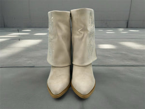 Monica boots - cream