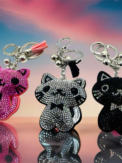 Load image into Gallery viewer, Pussy Cat Keyring
