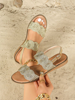 Load image into Gallery viewer, Brooke sandals - Gold
