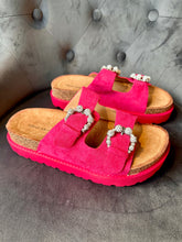 Load image into Gallery viewer, Riley flatforms - fuchsia
