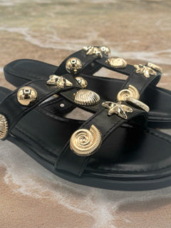 Load image into Gallery viewer, Bali Sandals - Black
