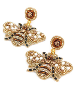 Load image into Gallery viewer, Bee earrings
