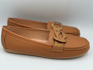 Leila loafers - tan