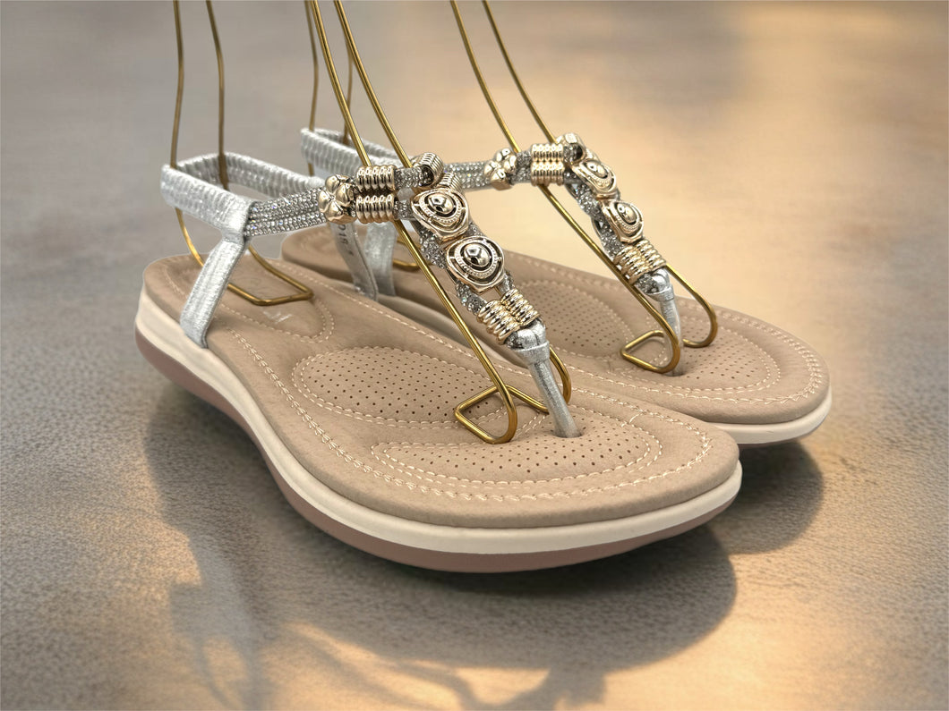 Cheryl sandals - silver