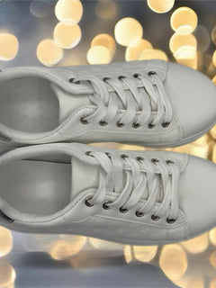 Load image into Gallery viewer, Lisa Trainers - white &amp; silver
