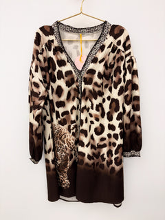 Load image into Gallery viewer, Cheetah dress
