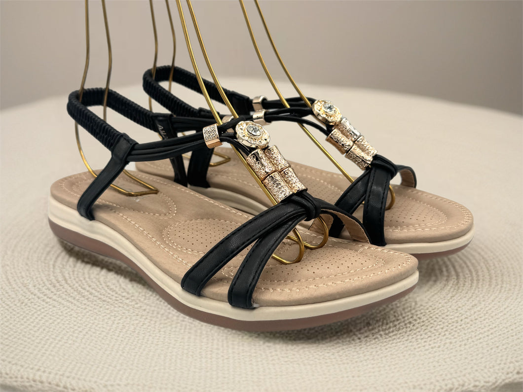 Linda sandals - black