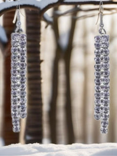 Load image into Gallery viewer, Leah Drop Earrings - Sterling Silver
