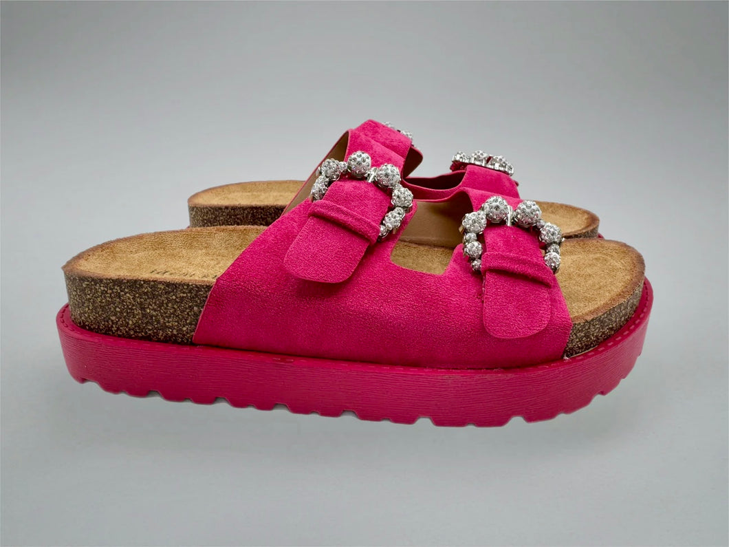 Riley flatforms - fuchsia