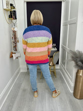 Load image into Gallery viewer, Rainbow cardigan - 3 sizes
