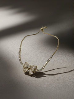Load image into Gallery viewer, Bow Slider Bracelet
