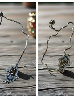 Load image into Gallery viewer, Hamsa Slider Bracelet
