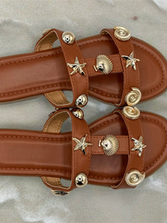 Load image into Gallery viewer, Bali Sandals - Tan
