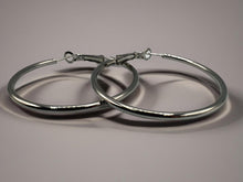 Load image into Gallery viewer, Hoop Earrings - 40mm - 2 Colours
