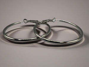 Hoop Earrings - 40mm - 2 Colours