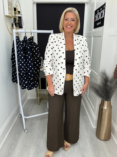 Load image into Gallery viewer, Dotty Blazer - 7 Sizes
