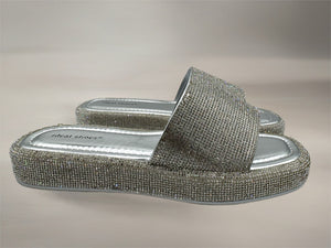 Bling sandals - silver