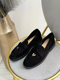 Load image into Gallery viewer, Lottie loafers - black
