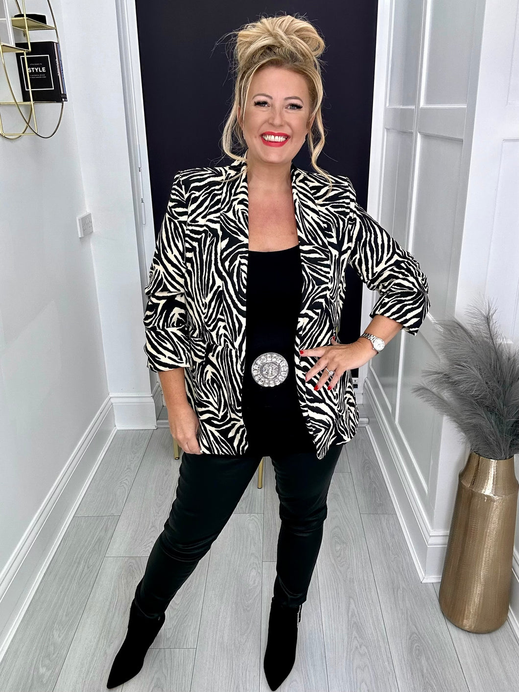 Zebra blazer - 7 sizes