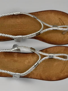 Load image into Gallery viewer, Yasmin sandals - silver
