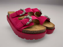 Load image into Gallery viewer, Riley flatforms - fuchsia
