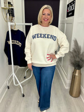 Load image into Gallery viewer, Weekend sweatshirt - 2 colours, 2 sizes
