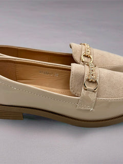 Load image into Gallery viewer, Beth loafers - Nude
