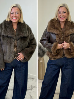Load image into Gallery viewer, Cherie Reversible Coat
